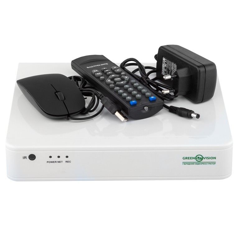 УЦ (4635) Гибридный видеорегистратор AHD Green Vision GV-S-036/08 * 1080N (11797)