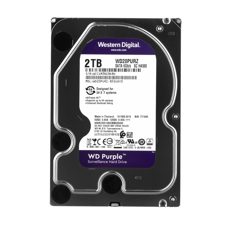 Жесткий диск Western Digital 2TB Purple (7280)