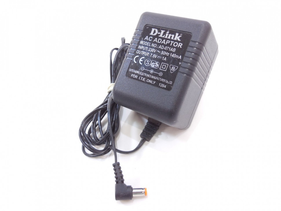 БУ блок живлення для точки доступу D-LINK потужніть: 7,5W сила струму: 1A, напруга7 (AD-071AB (288))