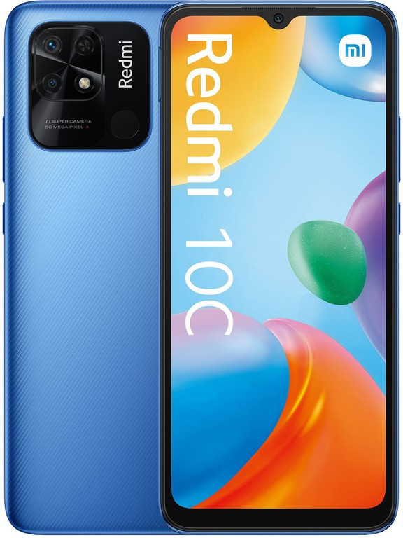 Смартфон Xiaomi Redmi 10C 4/128GB Dual Sim Blue_EU_, 6.71" (1650х720) I (Redmi 10C 4/128GB Blue_EU_)